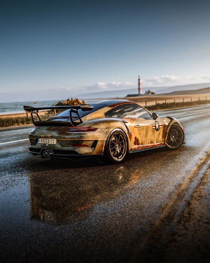 点击大图看下一张：一枚帅气的保时捷911 GT3 RS