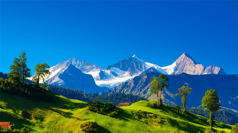 点击大图看下一张：阿尔卑斯山风景高清手机壁纸