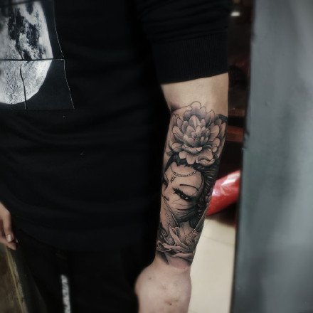 点击大图看下一张：南昌纹身 江西南昌北锋刺客的几款店内作品