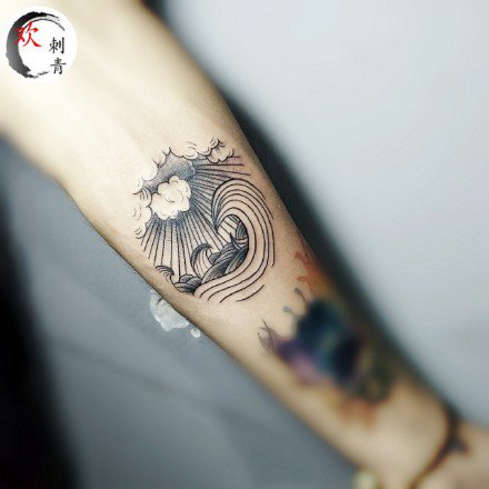 点击大图看下一张：宜昌纹身 湖北宜昌当阳欢刺青的几款纹身店作品