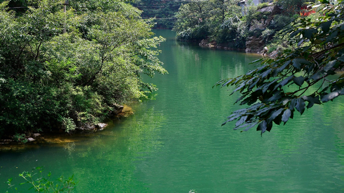 点击大图看下一张：平谷京东大峡谷风景图片桌面壁纸