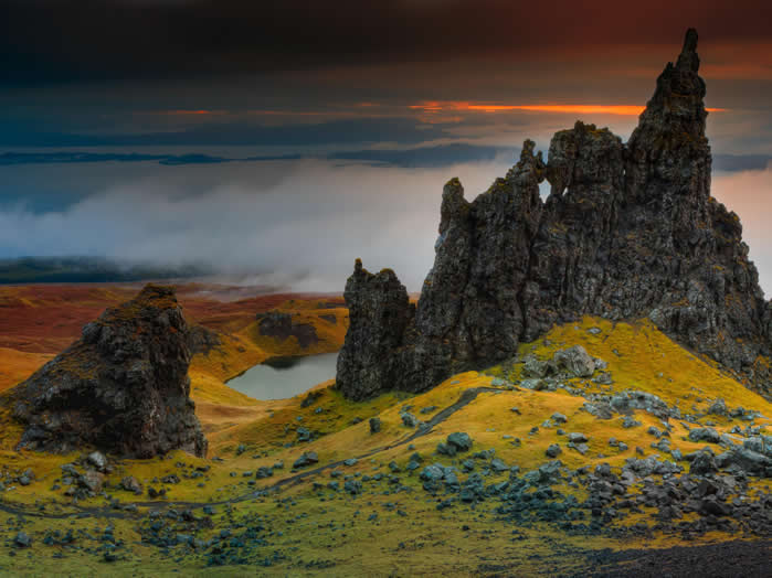 点击大图看下一张：苏格兰优美风光美景图片桌面壁纸