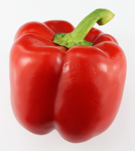 点击大图看下一张：新鲜美味的的柿子椒图片