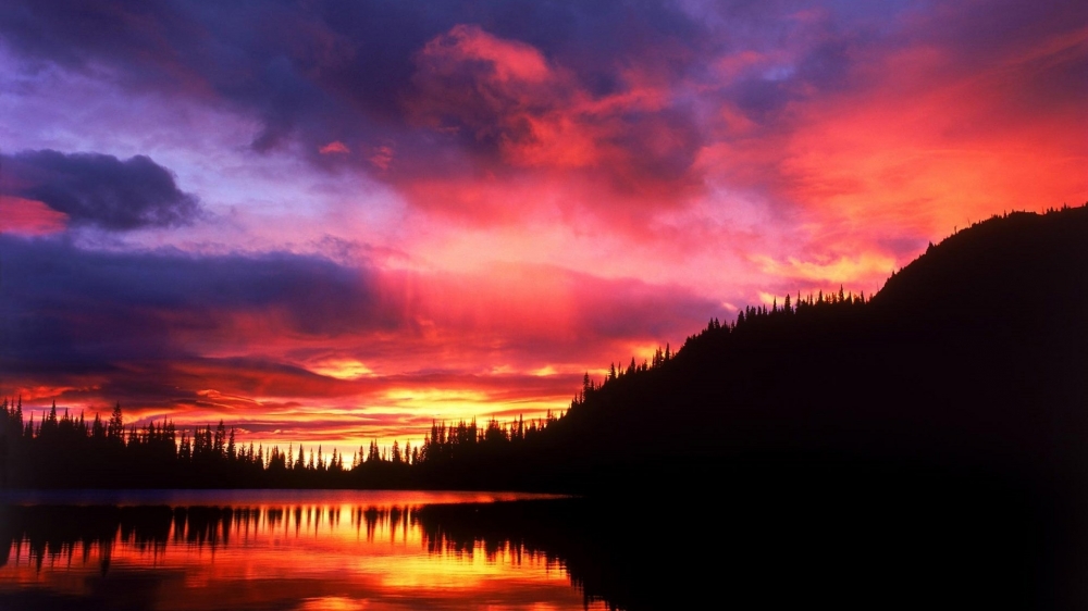 点击大图看下一张：精选唯美夕阳风景图片桌面壁纸