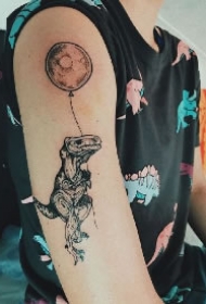 小恐龙纹身 9款小恐龙主题的纹身图片赏析