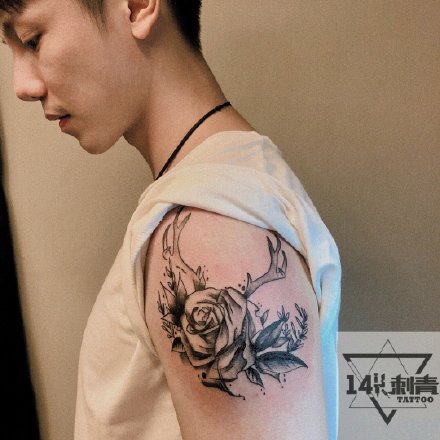 点击大图看下一张：揭阳纹身 广东揭阳14k刺青的纹身店作品
