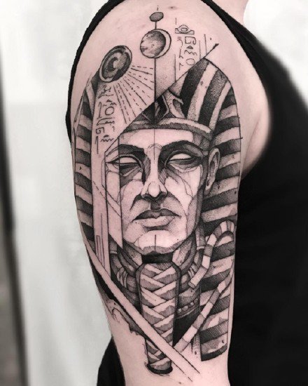 点击大图看下一张：巴西纹身师Renato Vision创意纹身设计作品