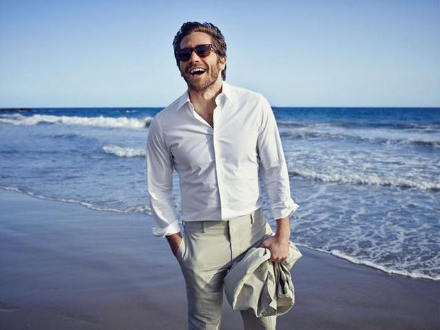 点击大图看下一张：欧美帅哥明星Jake Gyllenhaal健美照片