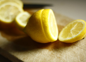 清新唯美的柠檬图片