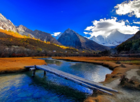 稻城亚丁山水自然风景图片