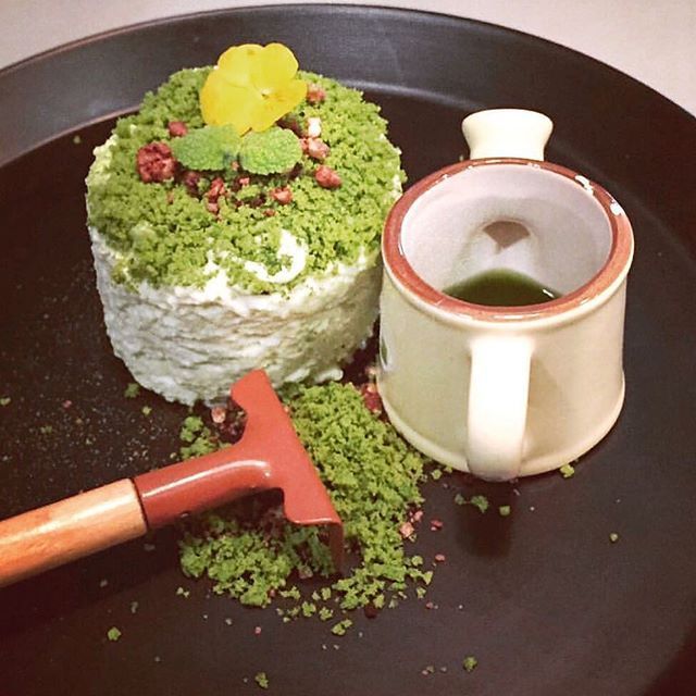 点击大图看下一张：抹茶提拉米苏盆栽小蛋糕
