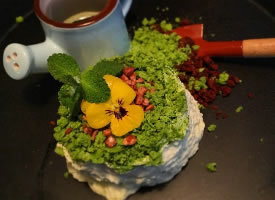 抹茶提拉米苏盆栽小蛋糕