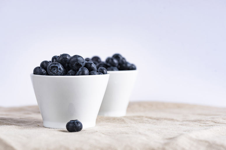 点击大图看下一张：一组美味好吃的蓝莓图片