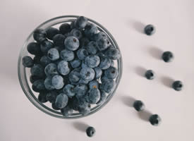 一组营养价值高的蓝莓图片