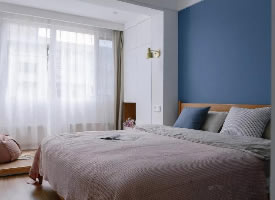 69平两居室，蓝色雅致，和白色很配 ​​​​