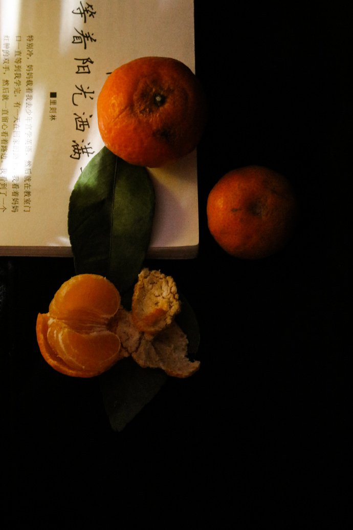 点击大图看下一张：一组阳光下的橘子图片