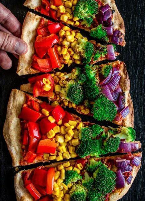 点击大图看下一张：墨西哥披萨，色彩明艳