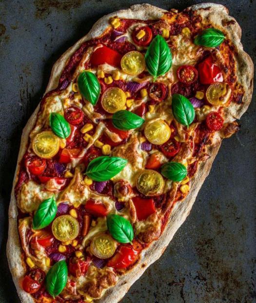 点击大图看下一张：墨西哥披萨，色彩明艳