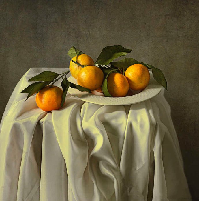 点击大图看下一张：一组橘子唯美意境图片欣赏