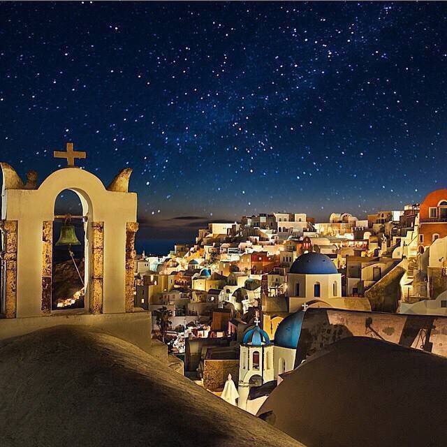点击大图看下一张：希腊最美的黄昏——圣托里尼