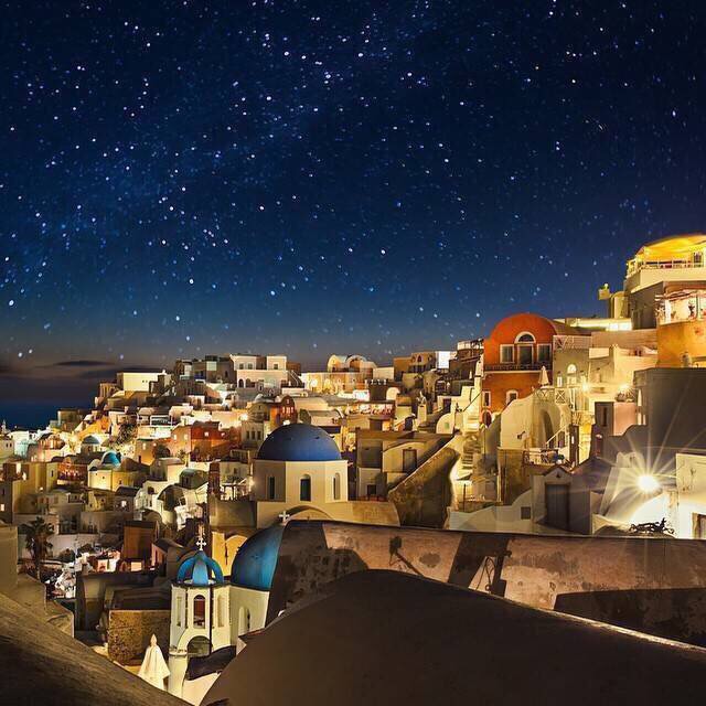 点击大图看下一张：希腊最美的黄昏——圣托里尼