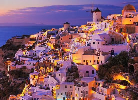 希腊最美的黄昏——圣托里尼