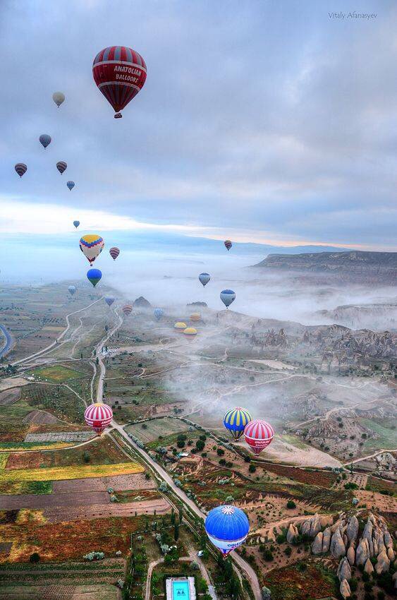 点击大图看下一张：土耳其超浪漫之旅——卡帕多西亚热气球