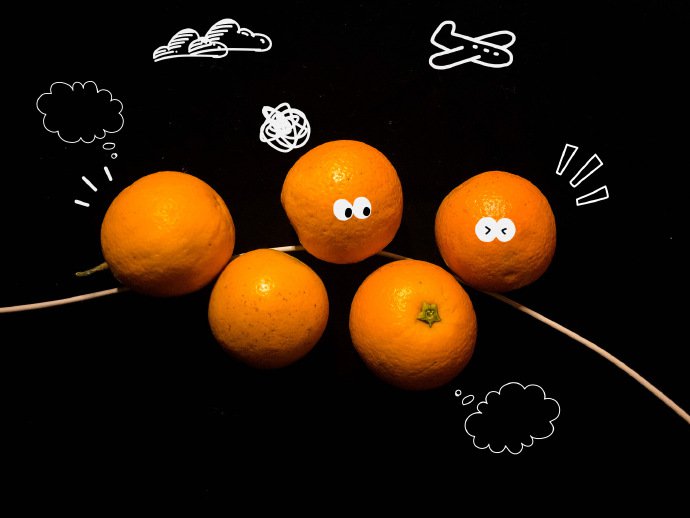 点击大图看下一张：今天的橙子分你一块