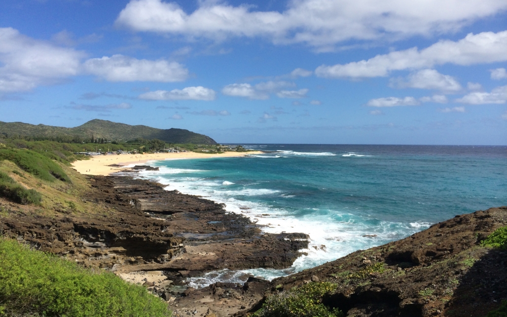 点击大图看下一张：夏威夷唯美大海风景桌面壁纸