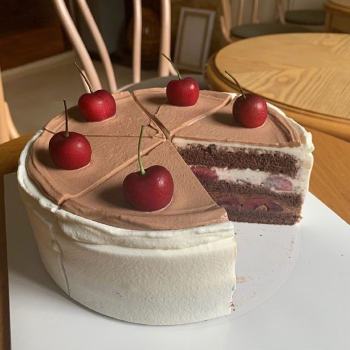 点击大图看下一张：甜蜜蜜的蛋糕图片