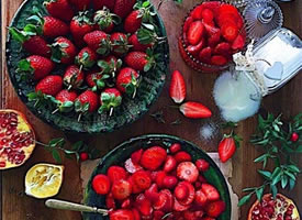 豪华的草莓盛宴