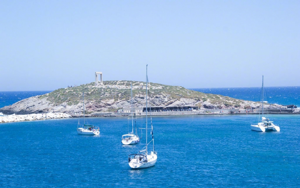 点击大图看下一张：爱琴海超美风景图片桌面壁纸