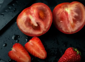 红色维生素的番茄图片欣赏