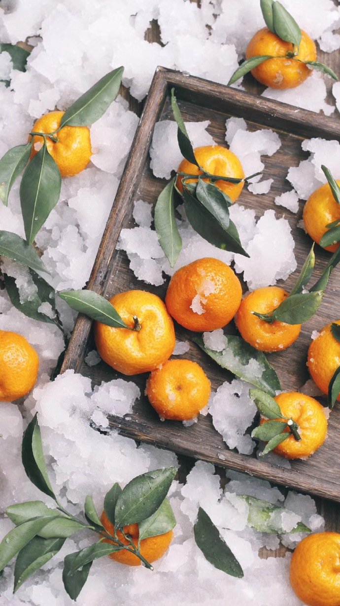 点击大图看下一张：一组酸甜可口的橘子图片欣赏