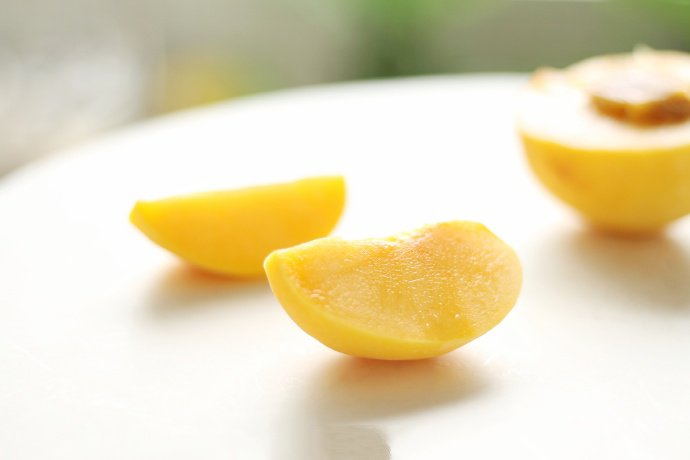 点击大图看下一张：一组好吃营养的黄桃图片