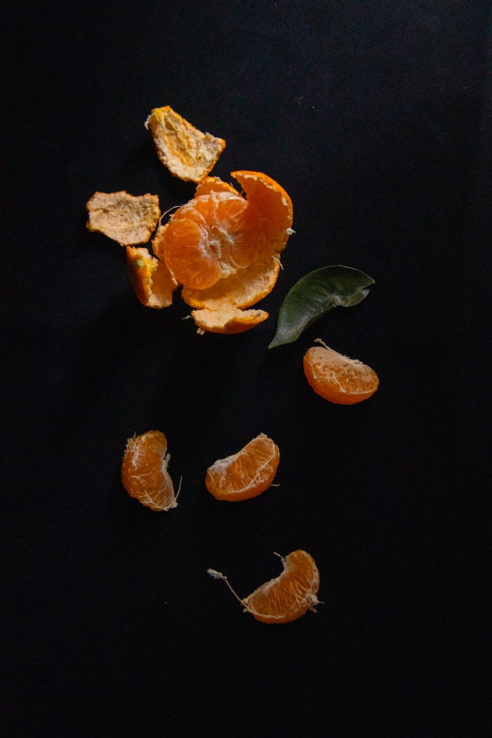 点击大图看下一张：一组清新的橘子摄影图片欣赏