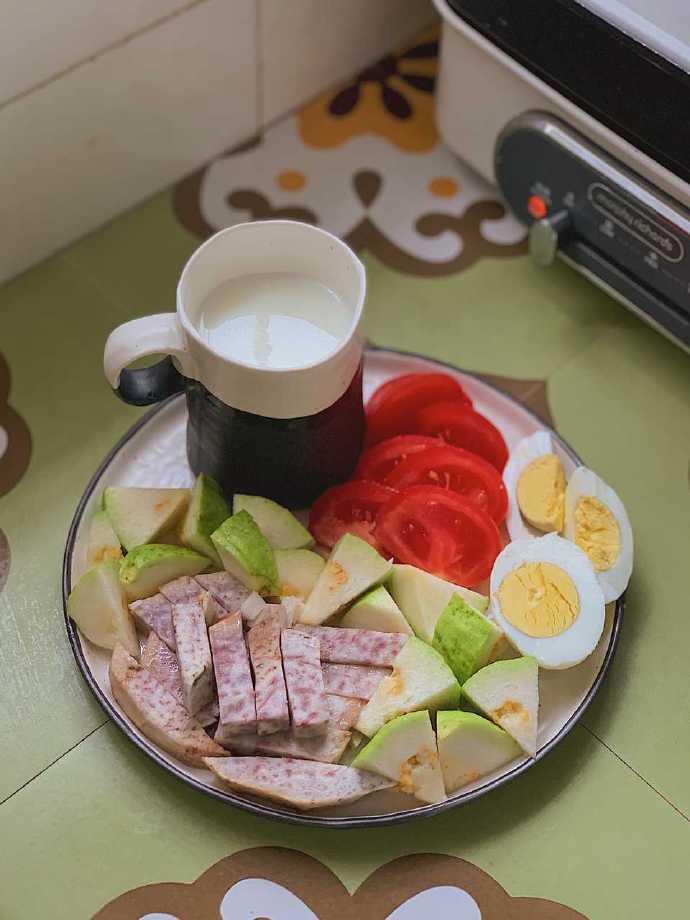 点击大图看下一张：一组健康早餐图片