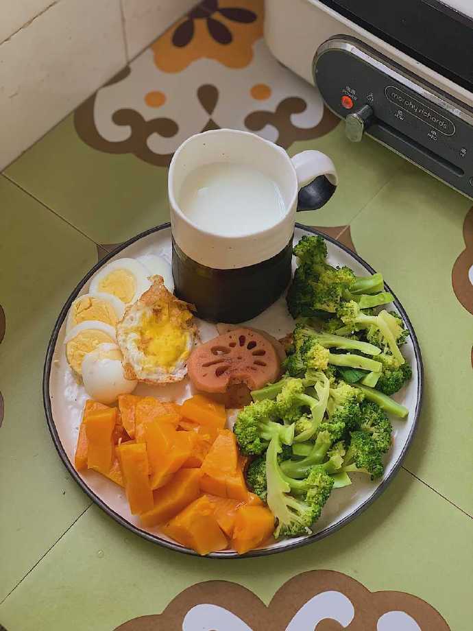 点击大图看下一张：一组健康早餐图片