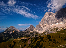 阿尔卑斯山唯美风景桌面壁纸