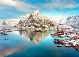 挪威罗弗敦群岛唯美风景桌面壁纸