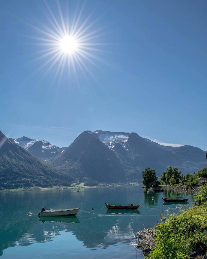 点击大图看下一张：挪威的夏日风光