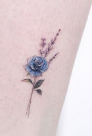 一组花卉小清新纹身图案欣赏