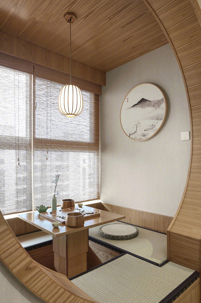点击大图看下一张：舒适的日式风家居设计