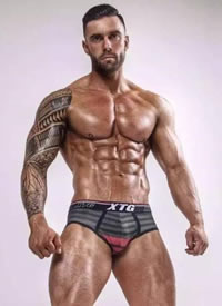 身材超棒的欧美肌肉型男帅哥写真图片