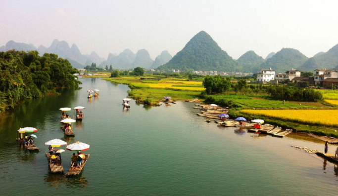 点击大图看下一张：一组桂林山水美景图片