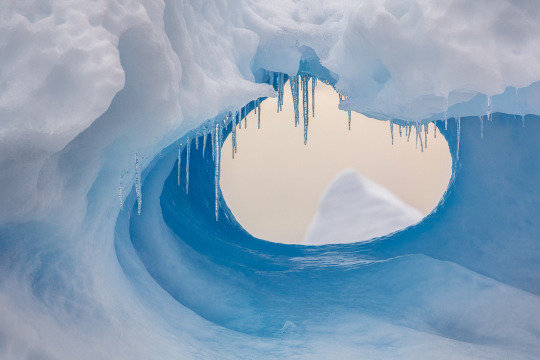 点击大图看下一张：南极冰川的美