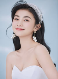 韩式简约风格的新娘造型图片