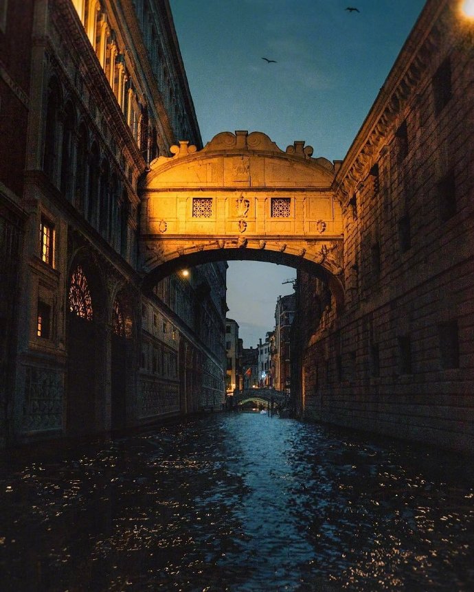点击大图看下一张：威尼斯的夜晚美景图片