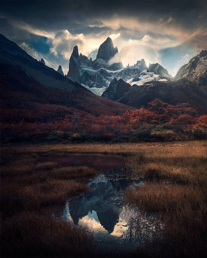 点击大图看下一张：秋季的巴塔哥尼亚，令人向往的阿根廷
