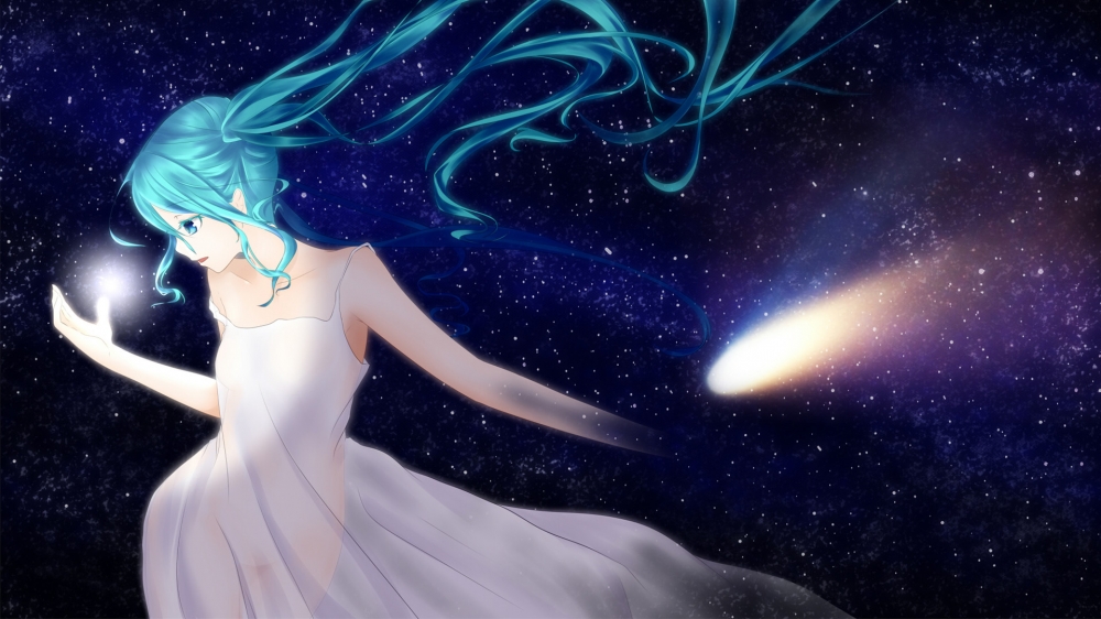 点击大图看下一张:日漫二次元美女桌面壁纸